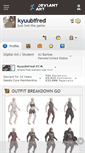 Mobile Screenshot of kyuubifred.deviantart.com