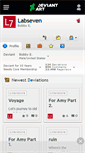 Mobile Screenshot of labseven.deviantart.com