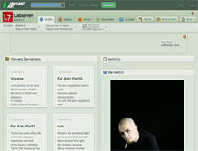 Tablet Screenshot of labseven.deviantart.com