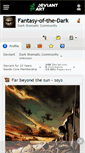 Mobile Screenshot of fantasy-of-the-dark.deviantart.com