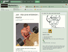 Tablet Screenshot of big-muscles.deviantart.com