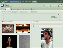 Tablet Screenshot of nogago.deviantart.com