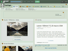 Tablet Screenshot of daligiger.deviantart.com