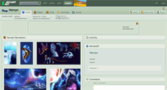 Desktop Screenshot of heroyn.deviantart.com