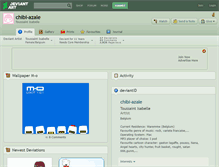 Tablet Screenshot of chibi-azale.deviantart.com