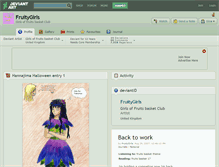 Tablet Screenshot of fruitygirls.deviantart.com