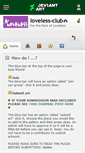 Mobile Screenshot of loveless-club.deviantart.com