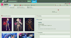 Desktop Screenshot of angeliq.deviantart.com