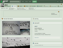 Tablet Screenshot of etn2.deviantart.com