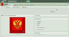 Desktop Screenshot of legartis.deviantart.com