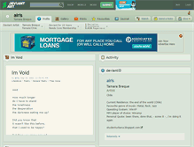 Tablet Screenshot of airis.deviantart.com