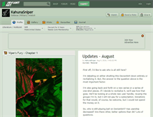 Tablet Screenshot of kahunasniper.deviantart.com