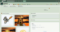 Desktop Screenshot of nettikgirl.deviantart.com