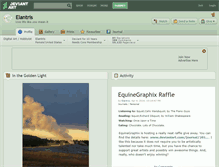 Tablet Screenshot of elantris.deviantart.com