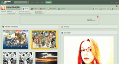 Desktop Screenshot of comecoverme.deviantart.com