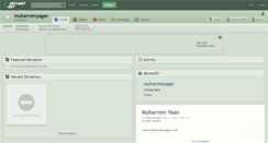 Desktop Screenshot of muharremyagan.deviantart.com