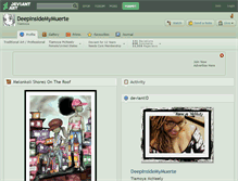 Tablet Screenshot of deepinsidemymuerte.deviantart.com