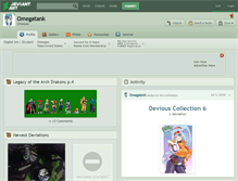 Tablet Screenshot of omegatank.deviantart.com