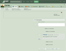Tablet Screenshot of curvee.deviantart.com