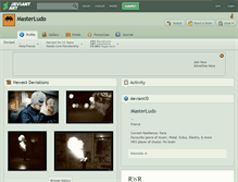 Tablet Screenshot of masterludo.deviantart.com