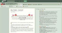 Desktop Screenshot of everythingwatermelon.deviantart.com