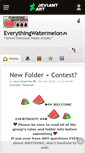 Mobile Screenshot of everythingwatermelon.deviantart.com