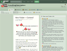 Tablet Screenshot of everythingwatermelon.deviantart.com