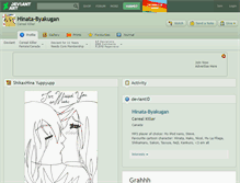 Tablet Screenshot of hinata-byakugan.deviantart.com