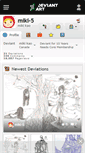 Mobile Screenshot of miki-5.deviantart.com