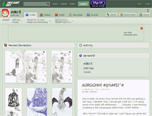 Tablet Screenshot of miki-5.deviantart.com