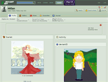 Tablet Screenshot of miisan.deviantart.com