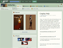 Tablet Screenshot of keisha-ra.deviantart.com