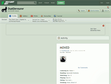 Tablet Screenshot of dustdevourer.deviantart.com