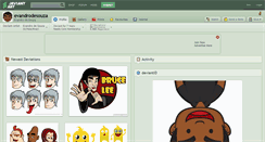 Desktop Screenshot of evandrodesouza.deviantart.com