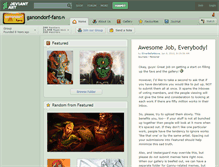 Tablet Screenshot of ganondorf-fans.deviantart.com