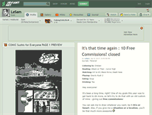 Tablet Screenshot of lesam.deviantart.com