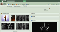 Desktop Screenshot of daz18.deviantart.com