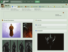 Tablet Screenshot of daz18.deviantart.com