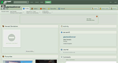 Desktop Screenshot of giantessforever.deviantart.com