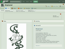 Tablet Screenshot of ninjacamel.deviantart.com