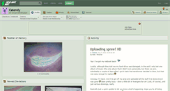 Desktop Screenshot of caterely.deviantart.com