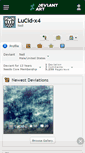 Mobile Screenshot of lucid-x4.deviantart.com