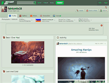 Tablet Screenshot of faintsmile28.deviantart.com