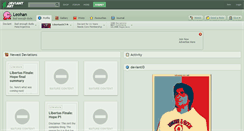Desktop Screenshot of leohan.deviantart.com