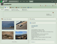 Tablet Screenshot of njwalton001.deviantart.com