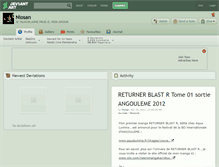 Tablet Screenshot of niosan.deviantart.com