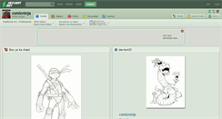 Desktop Screenshot of comicninja.deviantart.com