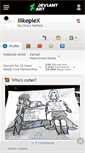Mobile Screenshot of ilikepiex.deviantart.com
