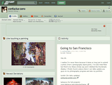 Tablet Screenshot of confucius-zero.deviantart.com