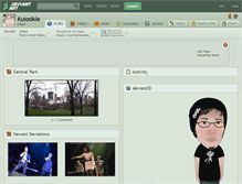 Tablet Screenshot of kuiosikle.deviantart.com